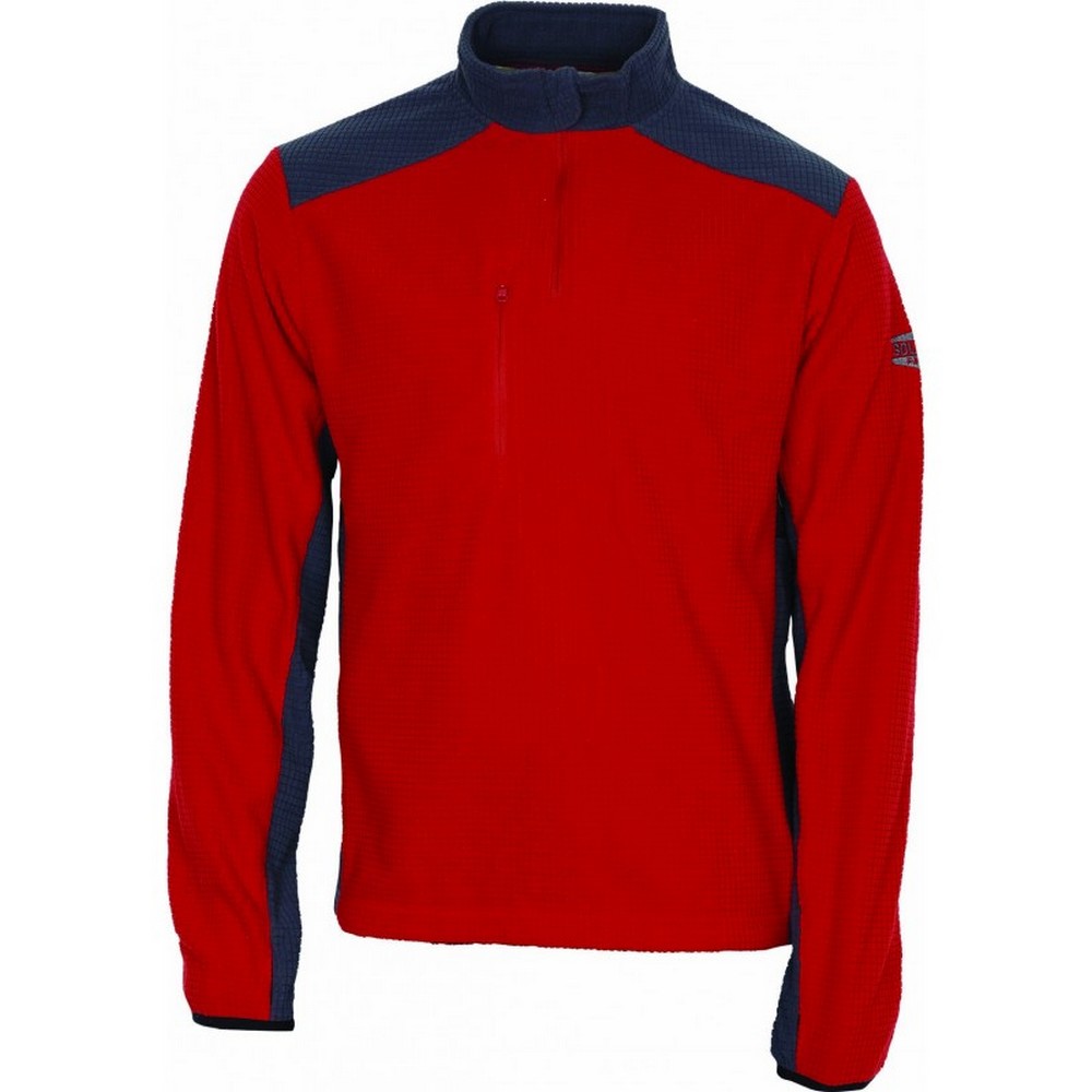 PULL POLAIRE ROUGE - L